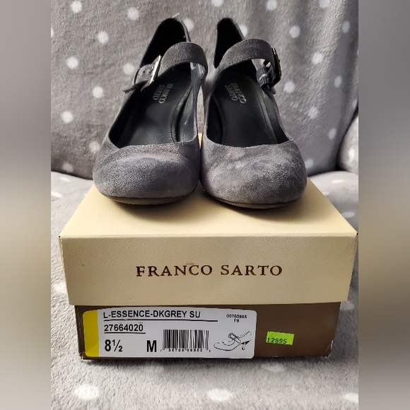 Franco Sarto, dark grey size 8.5, pump - Picture 12 of 12
